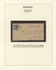 Serbien: 1874/1876, Milan IV., Group Of Five Lettersheets Bearing Each Single Franking 20pa. Blue, T - Serbien