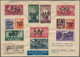 Delcampe - Triest - Zone A: 1947/1953, Collection Of 48 F.d.c. Incl. Better Pieces Like 1947/1948 Overprints, A - Usati