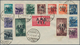 Delcampe - Triest - Zone A: 1947/1953, Collection Of 48 F.d.c. Incl. Better Pieces Like 1947/1948 Overprints, A - Gebraucht