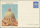 Vatikan - Ganzsachen: 1949, Picture Postcards 13 Lire Blue And 25 Lire Red, Each With Both Pictures - Postal Stationeries