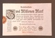 EBN8 - Germany 1923 Banknote 2 Millionen Mark Pick 103 #10A.076311 - 2 Millionen Mark