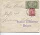 AP1552/ TP 137(2)-138 S/L.PMB-BLP 1916 Griffe Postes Militaires écrite De Coutances V.Hollande - Belgische Armee