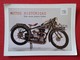 SPAIN POSTAL POST CARD CARTE POSTALE POSTCARD MOTOS HISTÓRICAS MOTO MOTOCICLETA MOTORCYCLE BMW  R-39 1925 MUSEO VER FOTO - Motorbikes