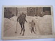 CARTE POSTALE CHAMONIX DEBUT DANS LA NEIGE 1924 - Chamonix-Mont-Blanc