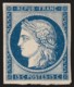 N°2, Cérès 1849, Essai 15c Bleu Sur Papier Carton, Neuf (*) Sans Gomme - B/TB - 1849-1850 Cérès