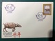1985 YEAR OF THE OX OR BUFALO POST OFICE FIRST DAY COVER - FDC