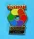 1 PIN'S  //   ** CANON / BOUTIQUE / LYON ** . (Arthus Bertrand Paris) - Informatique