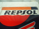 Plaque En Métal Dur Publicitaire Pour Repsol Honda - Placas En Aluminio (desde 1961)