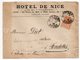 1902--Lettre De LYON-GARE--69 Pour FONDETTES-37--type Mouchon Sur Lettre-Hôtel De Nice--cachets-- - 1877-1920: Période Semi Moderne