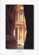 Jordan PPC Petra - The Siq (Purple Cds.) PETRA TUR P.O. Sent To Denmark Hijaza Railway Museum Stamp (2 Scans) - Jordanien