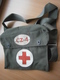 CZ4 RED CROSS ARMY BAG FIRST AID WATERPROOF CASE PATCH MILITARY YUGOSLAVIA JNA MEDAILE MEDAILLE ROTES KREUZ CROIX ROUGE - Equipment