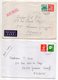 Japon--Lot De 2 Lettres De TOKYO  Pour GUEMENE SUR SCORFF-56 (France)--timbres--cachets - Colecciones & Series