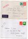 Japon--Lot De 2 Lettres De TOKYO  Pour GUEMENE SUR SCORFF-56 (France)--timbres--cachets - Lots & Serien