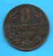 GUERNESEY - GUERNSEY - Pièce 8 Doubles 1918 - Guernsey