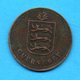 GUERNESEY - GUERNSEY - Pièce 4 Doubles 1920 - Guernsey