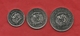 PS54---DOMINICANA---3 MONETE DA 25 CENT 1990--5 CENT 1989--10 CENT 1989---SPL+---2 SCANS - Dominicana