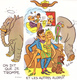 CPA à Système Pliable 18,5 Cm X 9 Cm Humour Illustrateur ROB VEL ROBERT PIERRE VELTER Un éléphant Qui Trompe, Infidèle - Robert