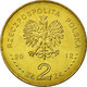 Monnaie, Pologne, 2 Zlote, 2012, Warsaw, TTB+, Laiton, KM:835 - Pologne