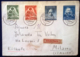 Germania Berlino 1953 Unif.66/67+73+Bund Unif.46 On Cover 27/03/53 VF - Briefe U. Dokumente