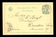 AUSTRIA, BOSNIA AND HERZEGOVINA - Stationery Addressed To Dresden, Cancelled With T.P.O. Sarajevo-Bos. Brod / 2 Scans - Other & Unclassified