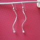 Boucles D'oreilles  En Argent Longueur 6.5 Cm. - Earrings