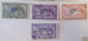 Lot De 8 Timbres Type Merson Oblitérés - YT N°120, 121, 122, 123, 143, 144, 145, 206 - Timbre 2 Fr Perforé - 1900-27 Merson