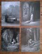 Lot De 4 Cartes Postales Grand Format / Gravure De Gustave Doré / Aux Vents De Rouyaumes - Kunsthandwerk