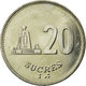 Monnaie, Équateur, 20 Sucres, 1991, TTB, Nickel Clad Steel, KM:94.2 - Equateur