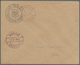 Albanien: 1913. Provisional Govt 1913/14. (1 Gosh) Envelope Handstamped With Two Concentric Circles - Albanië