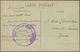 Albanien: 1920. Stamp-less Picture Post Card Of 'Veria, Rue Principle' Dated '9th Avril 20' Addresse - Albanie