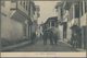 Albanien: 1920. Stamp-less Picture Post Card Of 'Veria, Rue Principle' Dated '9th Avril 20' Addresse - Albanie