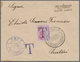 Albanien - Lokalausgaben: 1915, “ZEF PRENDUSHI” Unfranked Letter To OBOT, On Arrival Handstamped “T” - Albanie