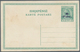 Albanien - Ganzsachen: 1914, 10 PARA On 5q. Green, Stationery Card, Unused, Few Small Stains. - Albanie