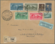 Albanien - Ganzsachen: 1934 Uprated Postal Stationery Envelope From Tirane By Registered Mail Via Ro - Albanie