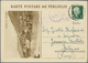 Albanien - Ganzsachen: 1941, 5 Q Green Postal Stationery Picture Replay Card (Pamje E Lezhes) With C - Albanien