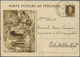 Albanien - Ganzsachen: 1942, 10 Q Brown Postal Stationery Picture Replay Card (NGA Vjetersinat) From - Albanie