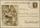 Albanien - Ganzsachen: 1942, 10 Q Brown Postal Stationery Picture Replay Card (NGA Vjetersinat) From - Albania