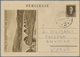 Albanien - Ganzsachen: 1940/1941. Postcard 10q Viktor Emanuel Sent From "Shkoder 19.8.41" To Shumice - Albanie