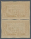 Andorra - Französische Post: 1933, "ELECTIONS" Overprints, Private Issue, 3c. Brown As Vertical Pair - Sonstige & Ohne Zuordnung