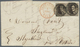 Belgien: 1851, EARLY USAGE 10c. Brown Horiz. Pair, Fresh Colour, Touched To Full Margins, On Letters - Covers & Documents