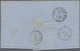 Belgien: 1861, 40 C Red Cancelled With "24" And Circle Stamp Bruxelles On Complete Folded Letter To - Lettres & Documents