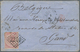 Belgien: 1865-66 40c. Rose, Perf 12½, Used On Cover FROM MARSEILLES To Gand, Belgium Tied By French - Briefe U. Dokumente