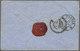 Belgien: 1865-66 40c. Rose, Perf 12½, Used On Cover FROM MARSEILLES To Gand, Belgium Tied By French - Briefe U. Dokumente