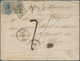 Belgien: 1867. Envelope (small Tears At Top, Traces Of Aging) Addressed To France Bearing Yvert 17, - Lettres & Documents