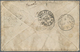 Belgien: 1871 Cover From Brussels To Richmond Near London Franked By Two Singles Of FRENCH 1870 20c. - Briefe U. Dokumente