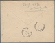 Belgien: 1912 KAI. 5f. Lilac-brown With Tab Used As Single Franking On 1915 Registered Cover, Used F - Briefe U. Dokumente