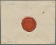 Belgien - Besonderheiten: 1800, FRANCFORT PAR COLOGNE, Double-line Transit Handstamp In Red On Milit - Autres & Non Classés