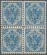 Bosnien Und Herzegowina (Österreich 1879/1918): 1894. Typographed "Arms". Variety, 10 (kr) Blue, Per - Bosnien-Herzegowina