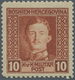 Bosnien Und Herzegowina (Österreich 1879/1918): 1916, Freimarken Franz Joseph, 10 Heller Gelbbraun I - Bosnia And Herzegovina