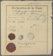 Bulgarien: 1884, "Declaration De La Poste", Used Form With Blue C.d.s. "ROUSTCHOUK 5 IX 84" To Vienn - Unused Stamps
